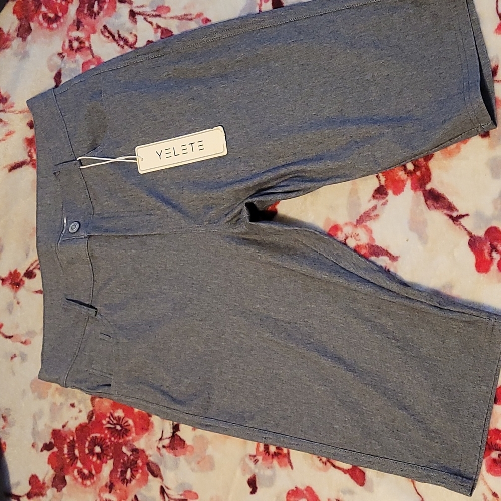 Yelete Grey Bermuda Shorts